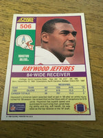 Haywood Jeffires Oilers 1990 Score #506