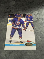 Ray Ferraro Islanders 1991-92 Topps Stadium Club #3