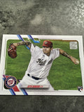Seth Romero Nationals 2021 Topps Update Rookie #US77
