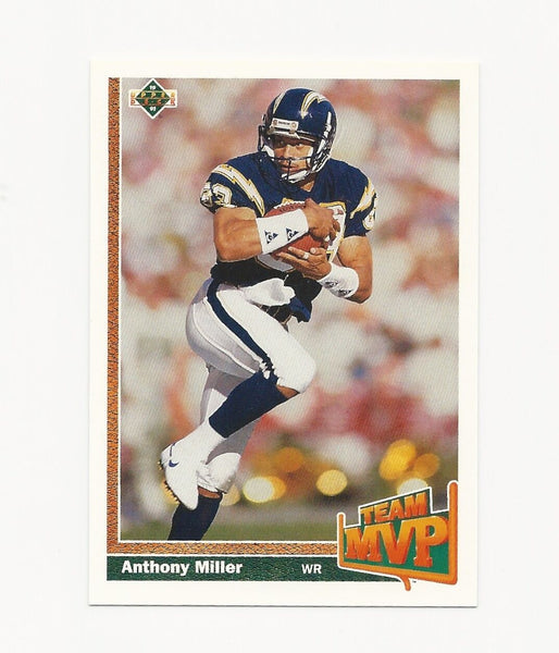 Anthony Miller Chargers 1991 Upper Deck Team MVP #474