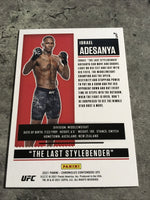 Israel Adesanya  UFC 2021 Panini Chronicles Contenders #5