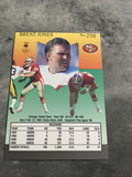 Brent Jones 49ers 1991 Fleer Ultra #250