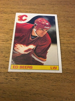 Ed Beers Flames 1985-1986 Topps #144