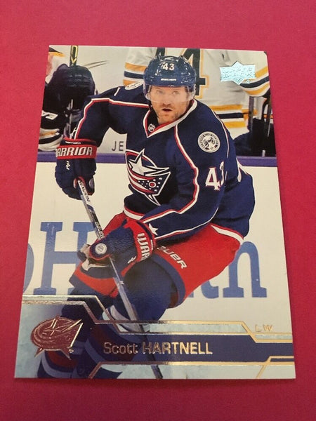 Scott Hartnell Blue Jackets 2016-2017 Upper Deck #58