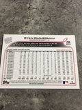 Ryan Zimmerman Nationals 2022 Topps #296