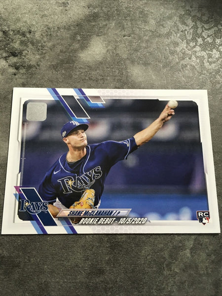 Shane McClanahan Rays 2021 Topps Update Rookie #US191