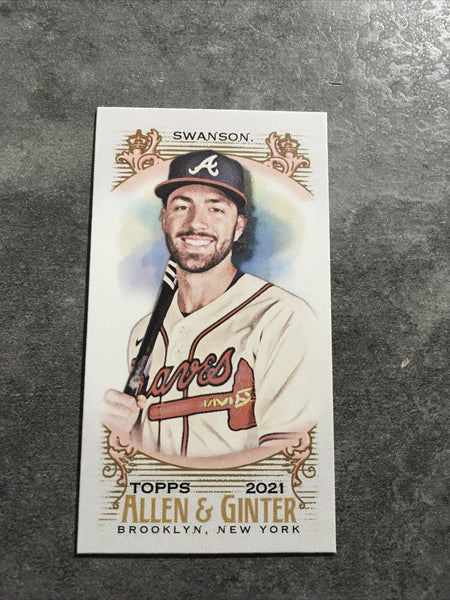 Dansby Swanson Braves 2021 Topps Allen & Ginter's Mini A & G #112