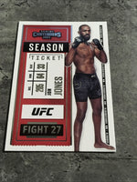 Jon Jones  UFC 2021 Panini Chronicles Contenders #9