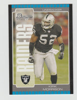 Kirk Morrison Raiders 2005 Bowman Rookie #178