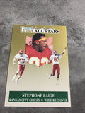 Stephone Paige Chiefs 1991 Fleer Ultra All Stars #9 of 10