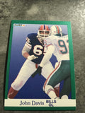 John Davis Bills 1991 Fleer #2