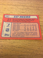 Ed Beers Flames 1985-1986 Topps #144