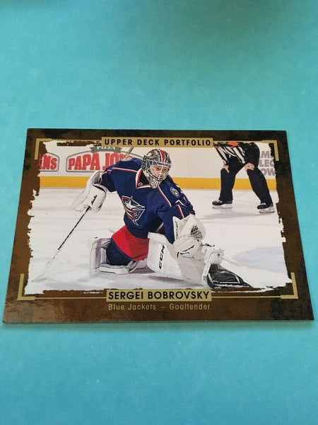 Sergei Bobrovsky Blue Jackets 2015-2016 Upper Deck Portfolio #39