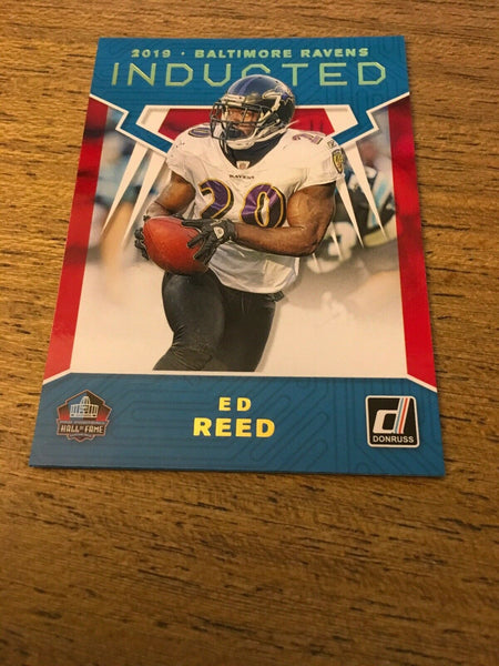 Ed Reed Ravens 2019 Donruss Inducted #IN-1