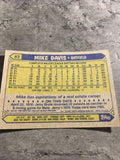 Mike Davis A's 1987 Topps #83