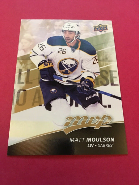 Matt Moulson Sabres 2017-2018 Upper Deck MVP #68