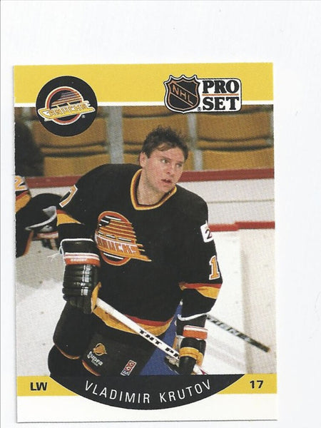 Vladimir Krutov Canucks 1990-1991 Pro Set #296