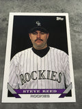 Steve Reed Rockies 1993 Topps #461