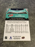 Nino Niederreiter Hurricanes 2021-22 Upper Deck MVP #121