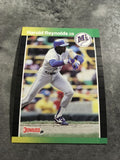Harold Reynolds. Mariners 1989 Donruss #93