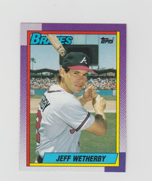 Jeff Wetherby Braves 1990 Topps #142