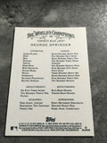 George Springer Blue Jays 2021 Topps Allen & Ginter #188