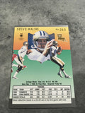 Steve Walsh Saints 1991 Fleer Ultra #213