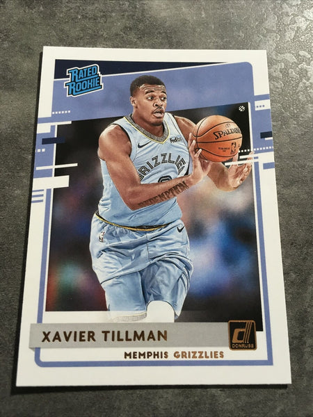 Xavier Tillman Grizzlies 2020-2021 Donruss Rookie#218