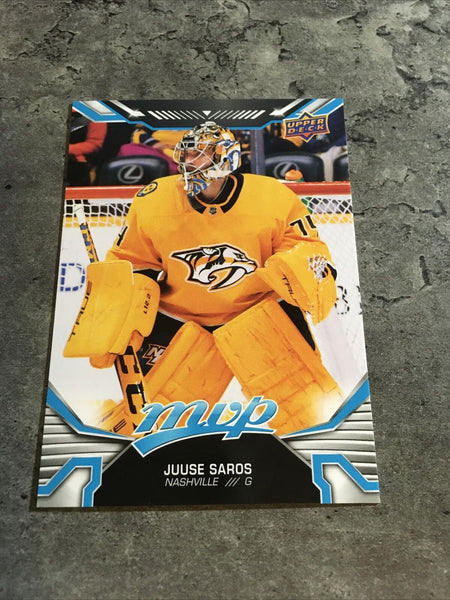 Juuse Saros Predators 2022-23 Upper Deck MVP #119