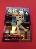 Mark Trumbo Angels 2012 Topps Chrome Purple Refractor #83