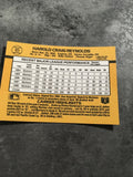 Harold Reynolds. Mariners 1989 Donruss #93