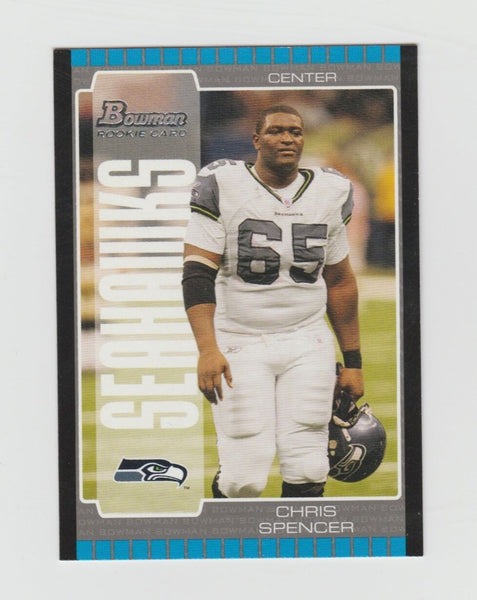 Chris Spencer Seahawks 2005 Bowman Rookie #247