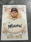 Nick Neidert Marlins 2021 Topps Allen & Ginter Rookie #300