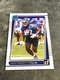 Gary Brightwell Giants 2021 Panini Donruss Rated Rookie #313