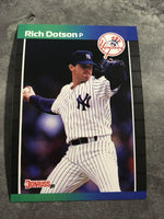 Rich Dotson Yankees 1989 Donruss #277