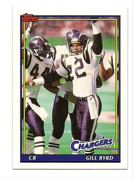 Gill Byrd Chargers 1991 Topps #418