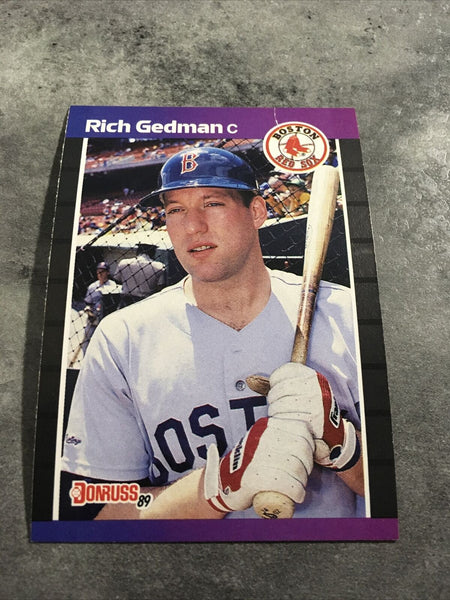 Rich Gedman Red Sox 1989 Donruss #162