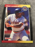 Chet Lemon Tigers 1989 Donruss #209