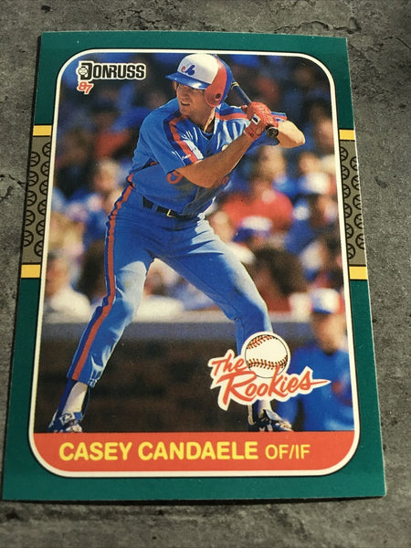 Casey Candaele Expos 1987 Donruss The Rookies #33