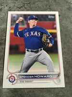 Spencer Howard Rangers 2022 Topps #162