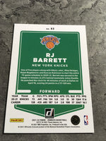 RJ Barrett Knicks 2021-22 Donruss #83