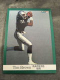 Tim Brown Raiders 1991 Fleer #104