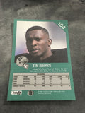 Tim Brown Raiders 1991 Fleer #104