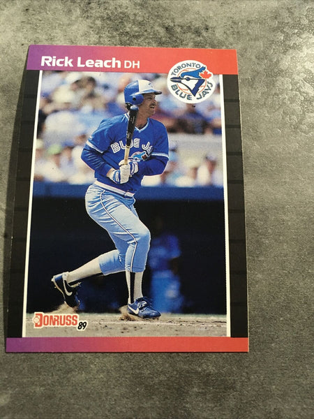 Rick Leach Blue Jays 1989 Donruss #638