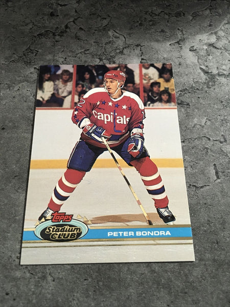 Peter Bondra Capitals 1991-92 Topps Stadium Club #37