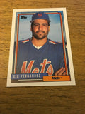 Sid Fernandez Mets 1992 Topps #382