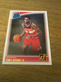 Troy Brown Jr. Wizards 2018-2019 Donruss Rookie #192