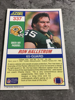 Ron Hallstrom Packers 1990 Score #337