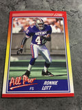 Ronnie Lott 49ers 1990 Score All Pro #566