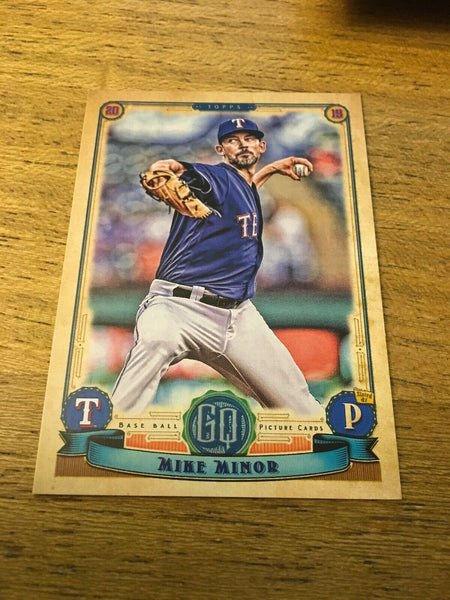 Mike Minor Rangers 2019 Topps Gypsy Queen #50